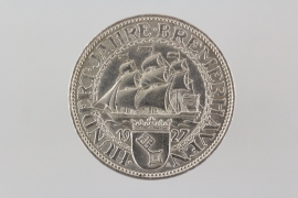 5 REICHSMARK 1927 A - BREMERHAVEN