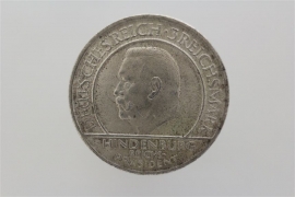 3 REICHSMARK 1929 A - SCHWURHAND - HINDENBURG