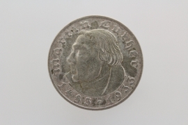 2 REICHSMARK 1933 D - MARTIN LUTHER