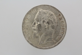 5 FRANCS 1868 - NAPOLEON III 