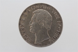 1 TALER 1864 - JOHANN (SAXONY) 