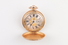 Schlüsseltaschenuhr, 18 K Gold, Grandjean & Co London, um 1865 