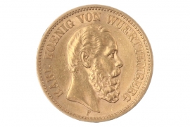 20 MARK 1873 F - KARL (WURTTEMBERG) 