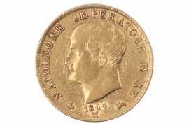 40 LIRE 1814 M - NAPOLEON (ITALY) 