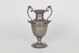 Altarvase aus Zinn, deutsch um 1680