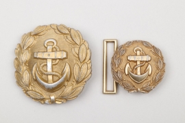 Kriegsmarine 2 officer's buckles - EfJ