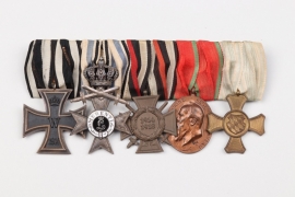 WW1 5-place medal bar