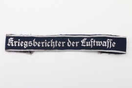 "Kriegsberichter der Luftwaffe" officer's cuffband