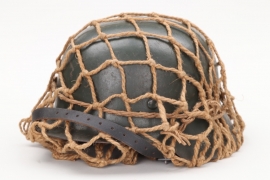 Wehrmacht M42 helmet with net - EF64