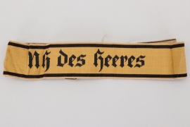 Nachrichtenhelferin "NH des Heeres" cuffband