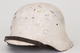 Wehrmacht M42 winter camo helmet - ET62