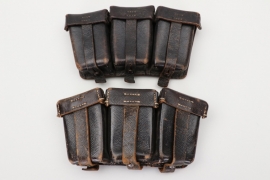 2 + Wehrmacht K98 magazine pouches