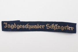 Luftwaffe EM/NCO "Jagdgeschwader Schlageter" cuff title