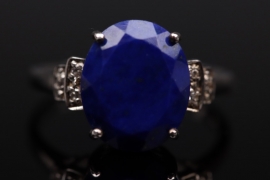 Silberring mit Lapislazuli