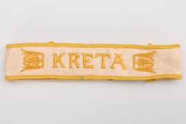 Wehrmacht KRETA cuff title