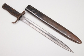 Imperial Germany - "Ersatz" bayonet 88/98 FAG scabbard