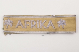 Wehrmacht AFRIKA cuff title - green type