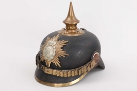 Saxony - M1871 infantry spike helmet - NCO