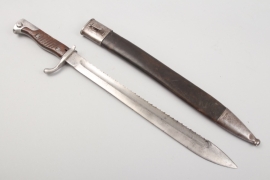 Bavaria - bayonet SG 98/05 aA with saw back