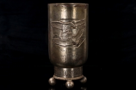 WWI German Pilot's Honor Goblet to Vzfw. Karl Handel - iron