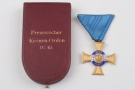 Prussia - Crown Order Cross 4th Class