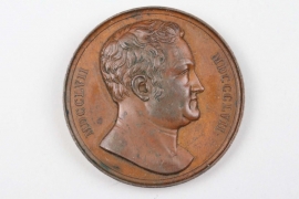 Saxe-Weimar - Bronze Table Medal with Carl August & Carl Alexander von Weimar