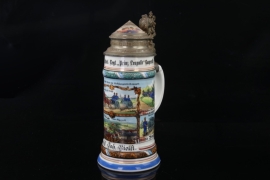 7. Inf. Rgt. "Prinz Leopold" Bayreuth - reservist's beer mug "Maschinengewehr-Abteilung"