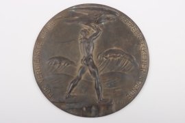 Zeppelin bronze wall relief - Stock 1925