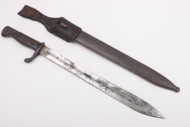 WWI bayonet 98/05 with frog - W 17