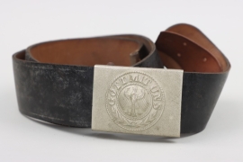 Hptm. Beck - Reichswehr buckle "Gott mit uns" (EM/NCO) & belt