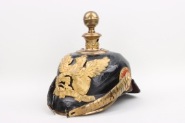 Baden - artillery spike helmet for a one-year volunteer