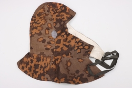 Waffen-SS reversible winter camo hood - autumn oak leaf