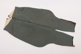 Heer breeches for officers - Italian gabardine