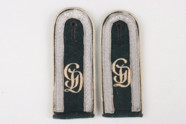 Heer Infanterie shoulder boards "GD" (Großdeutschland) for an Unteroffizier