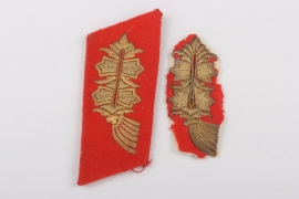 Heer two single collar tabs for generals