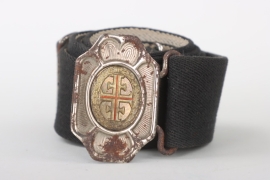 Deutscher Turnerbund buckle with cloth belt - variant