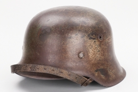 Wehrmacht M42 camo helmet