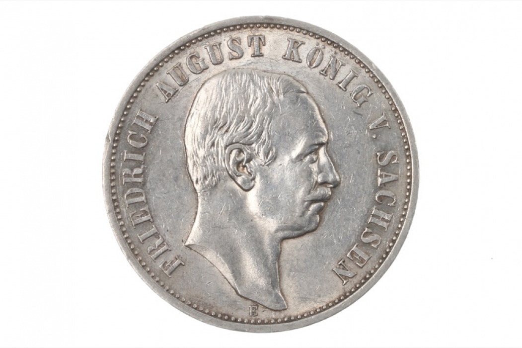 3 MARK 1912 E - FRIEDRICH AUGUST (SAXONY) 