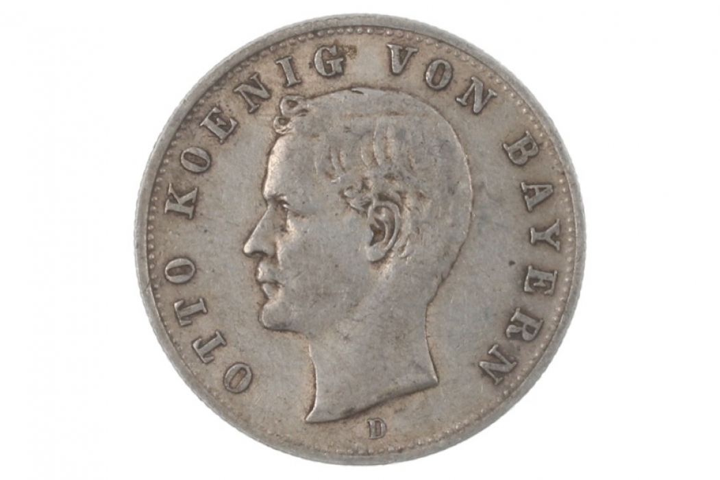 2 MARK 1907 D - OTTO (BAVARIA)