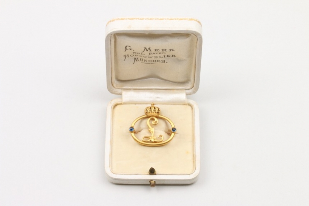 Personal "Prinzregent Ludwig" brooch in case