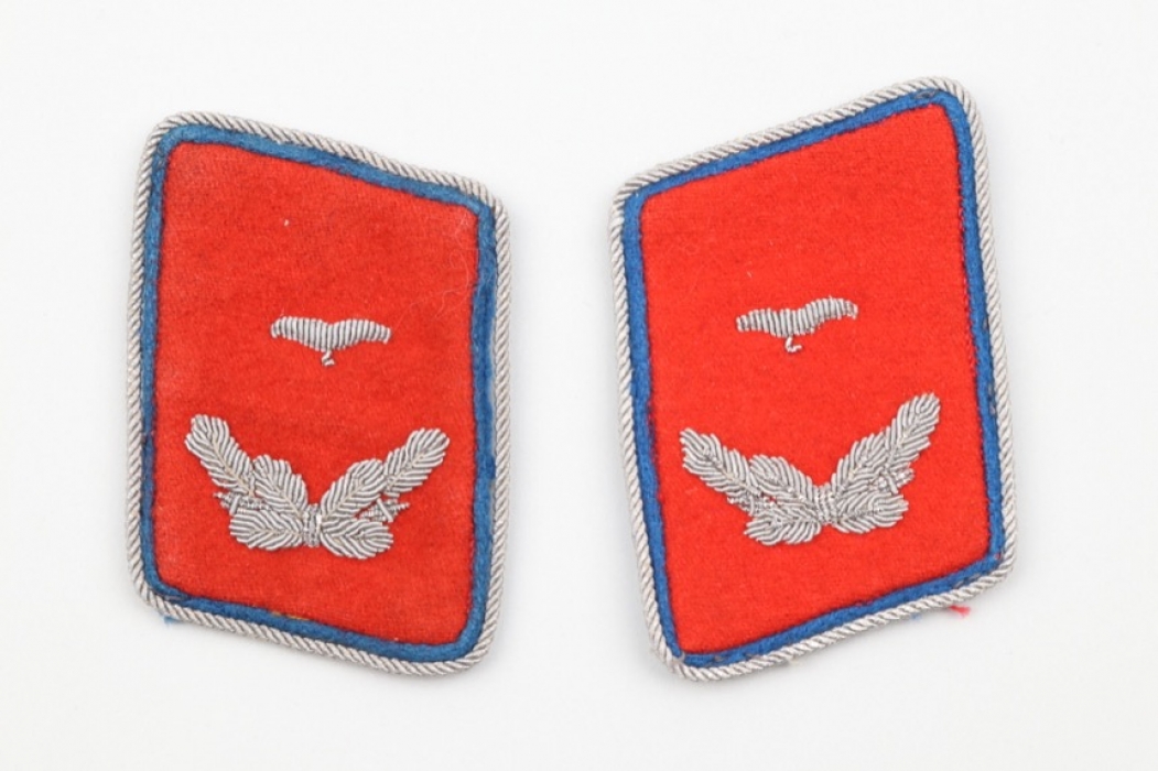 Luftwaffe Flak reserve officer's collar tabs Leutnant