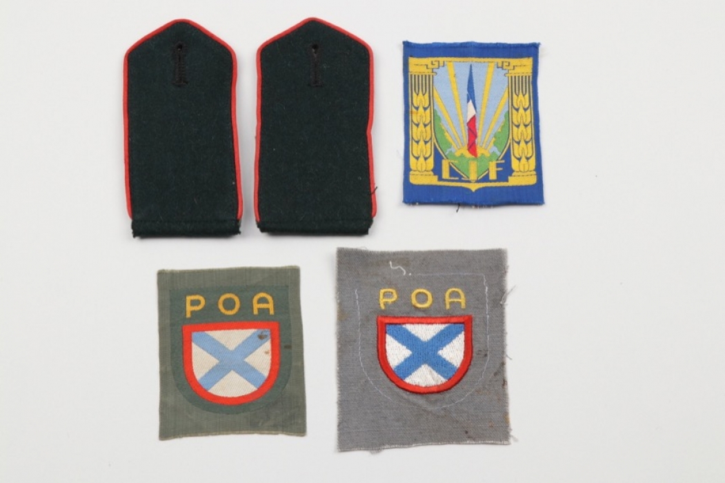 Eastern people's volunteers insignia grouping