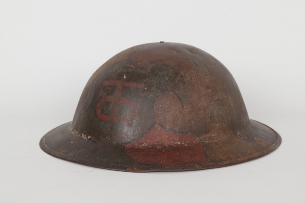 WW1 US camo helmet 90th Inf.Div.