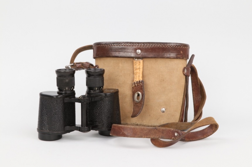 WW2 Russian binoculars case + 6x30 binoculars