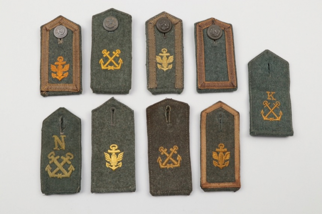 Kriegsmarine Küstenartillerie shoulder board lot