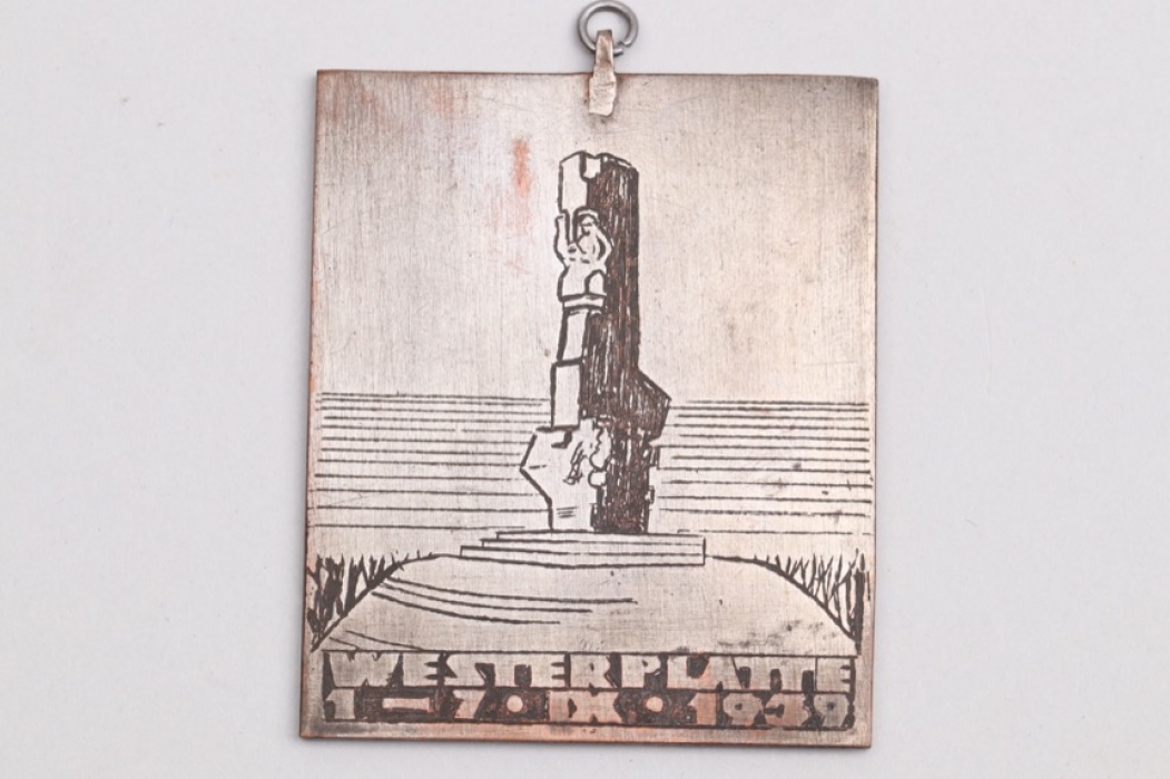 Wehrmacht Westerplatte 1939 metal tag