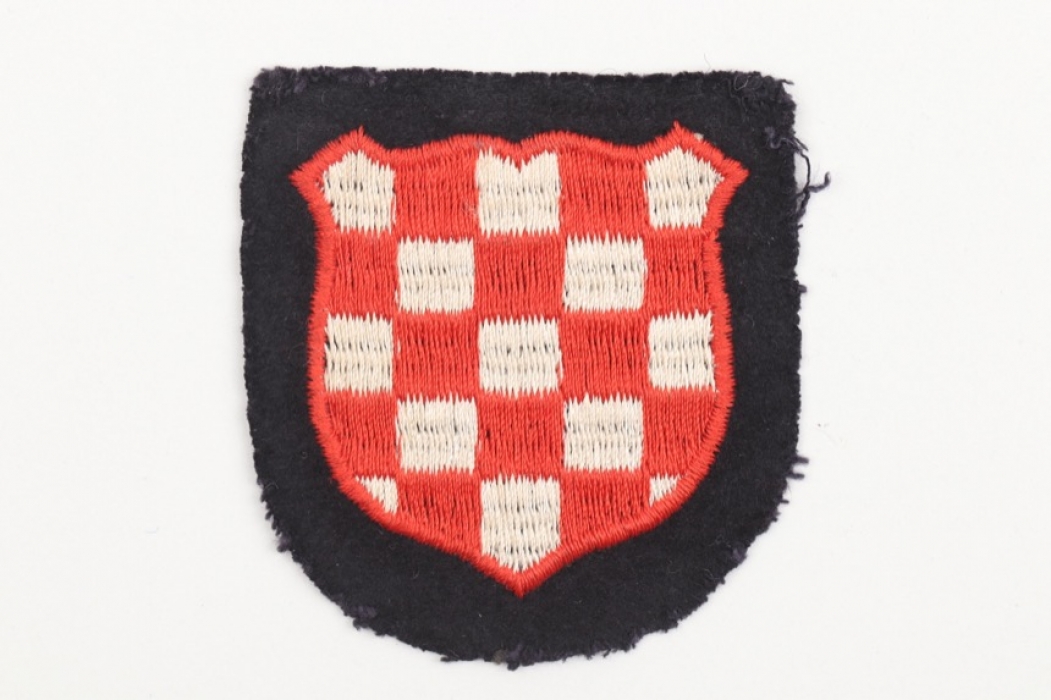 Waffen-SS Croatian volunteer's sleeve badge