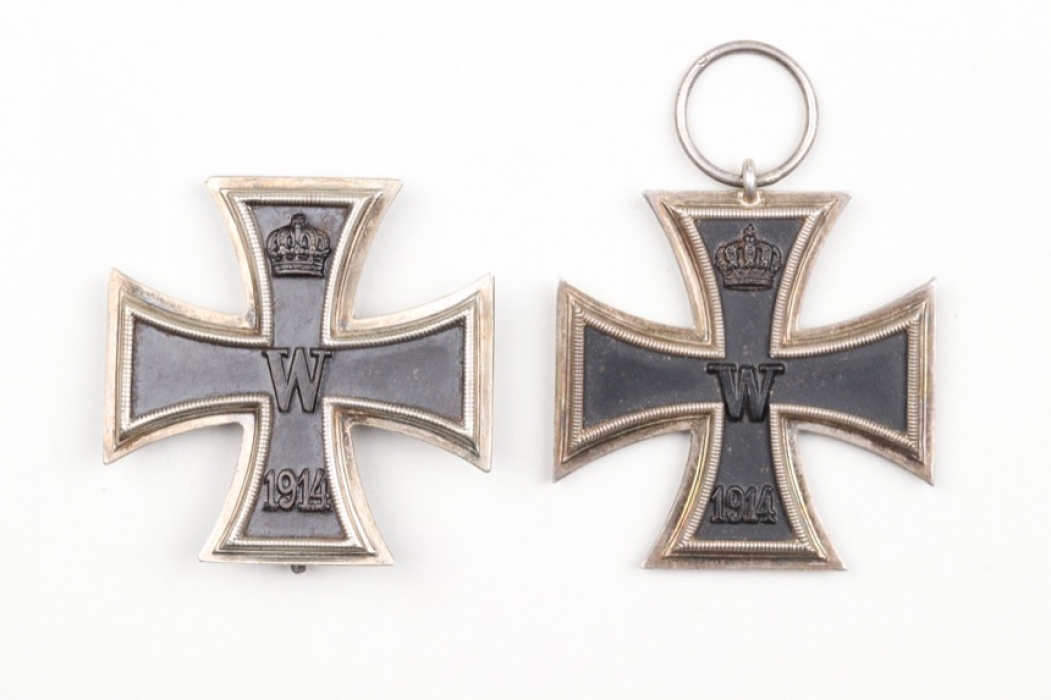 1914 Iron Cross 1st and 2nd Class - KO