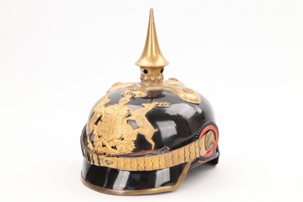 Württemberg infantry officer's spike helmet