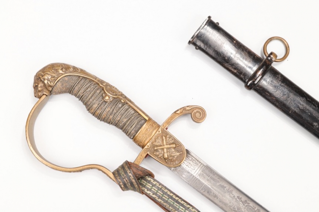 Prussia - Artillery Lion's head sabre